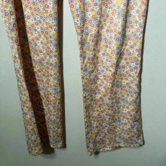 Zara floral flare boho pants L - Picture 4 of 6